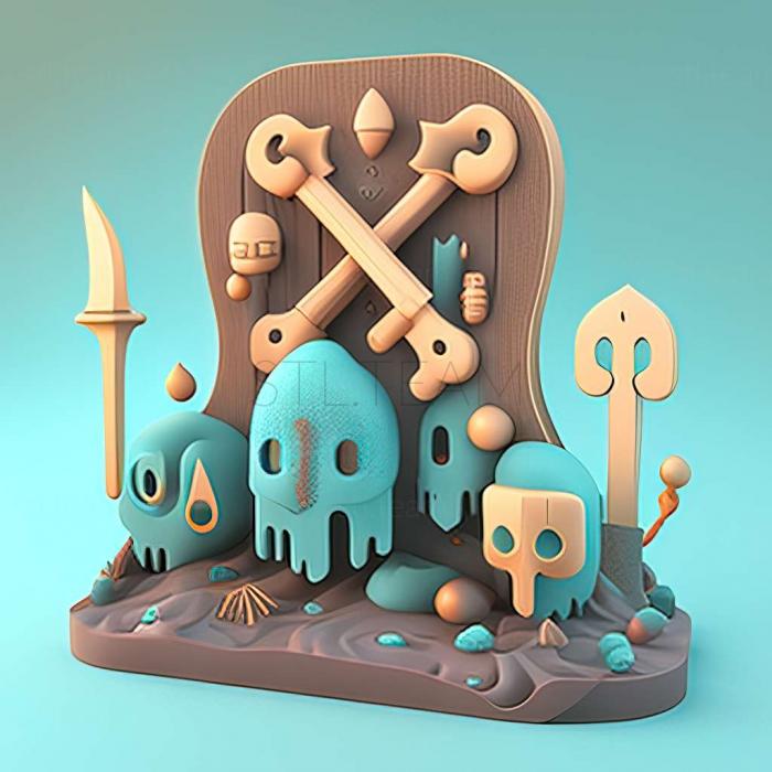 3D model The Swords of Ditto game (STL)